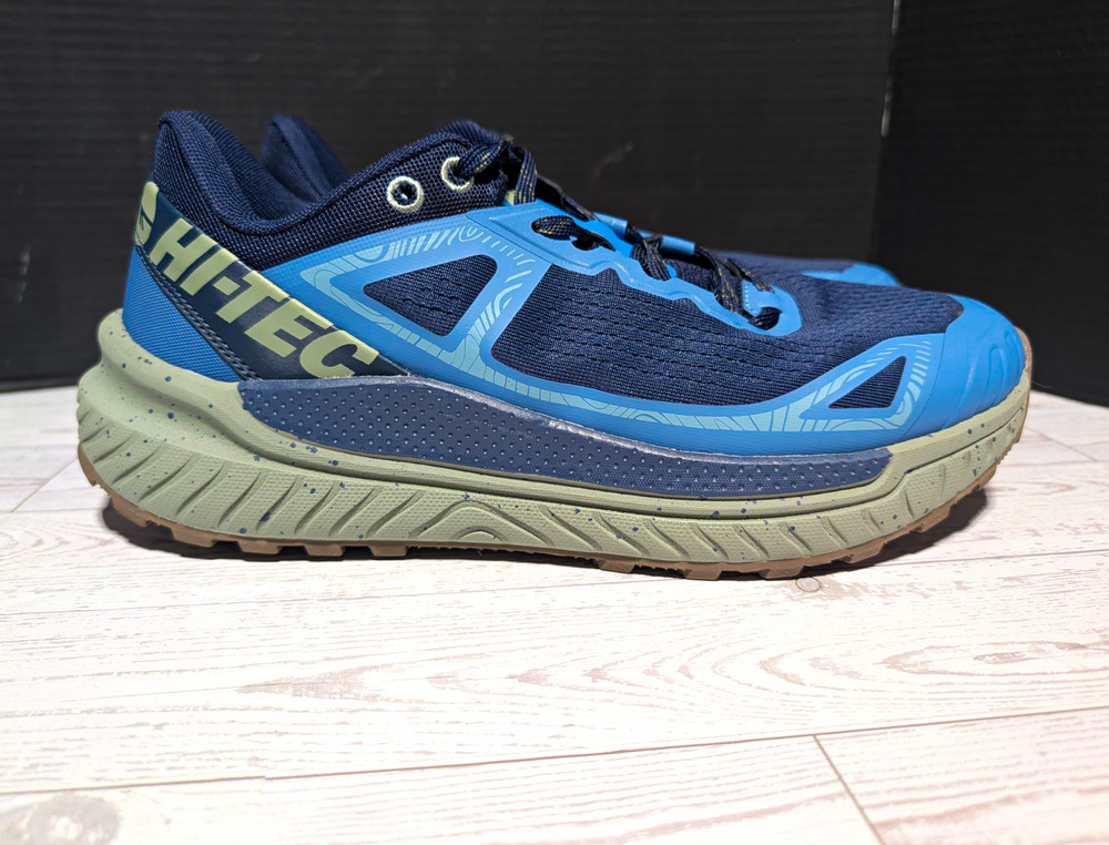 Hi-Tec Mens Blue Low Top Lace Up Hiking Sneakers US Men's 11 CH80350M-DMDT